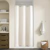 Natural Cream Linen Shower Curtain Country Boho Farmhouse Bathroom Decor Beige Shower Curtains for Bathroom Neutral Cloth