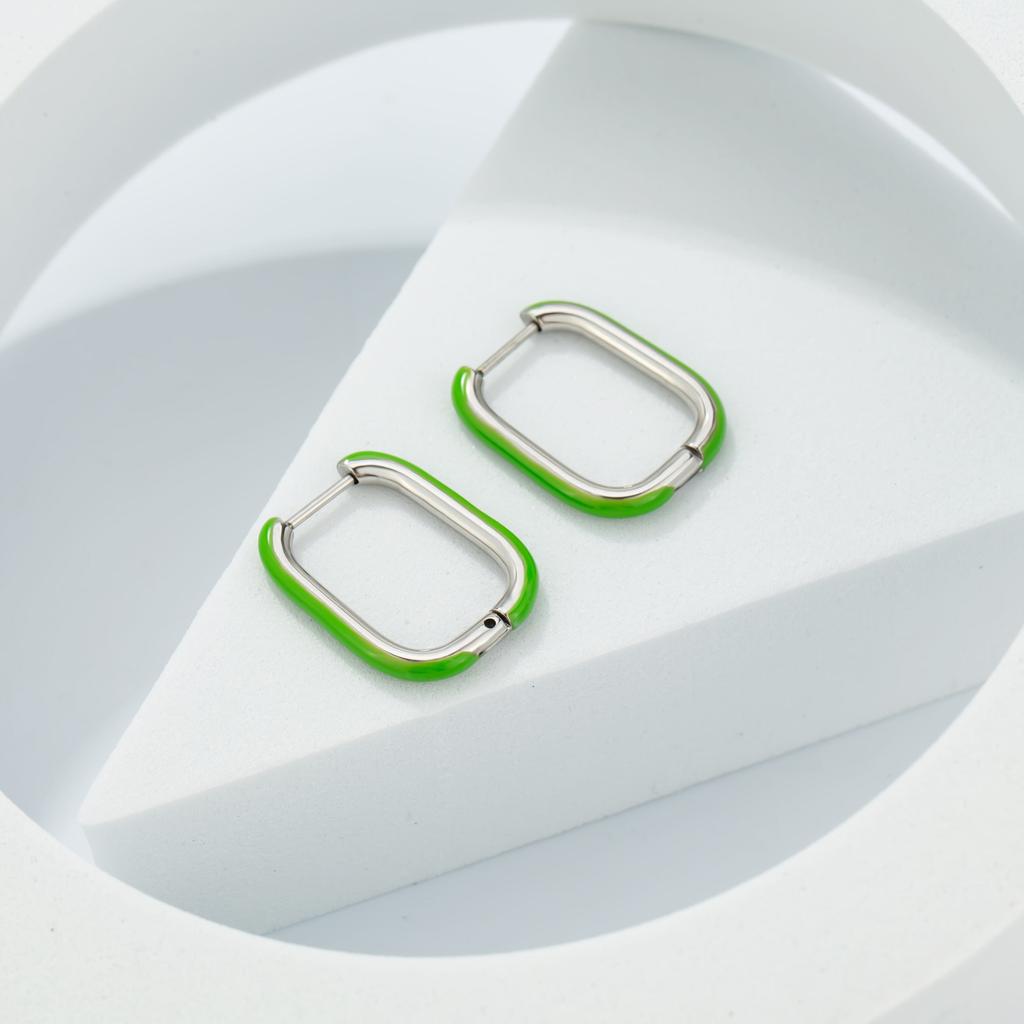 Fashion Exaggerated Temperament Women's Earrings Earrings Earrings Ear Buckles Glue Design Sense Cold Wind Jewelry