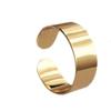 Simple Geometric Glossy Ring Female Fashion Personality Ins Cold Wind Index Finger Ring Vignette Adjustable Size Art Deco Geometric Ring