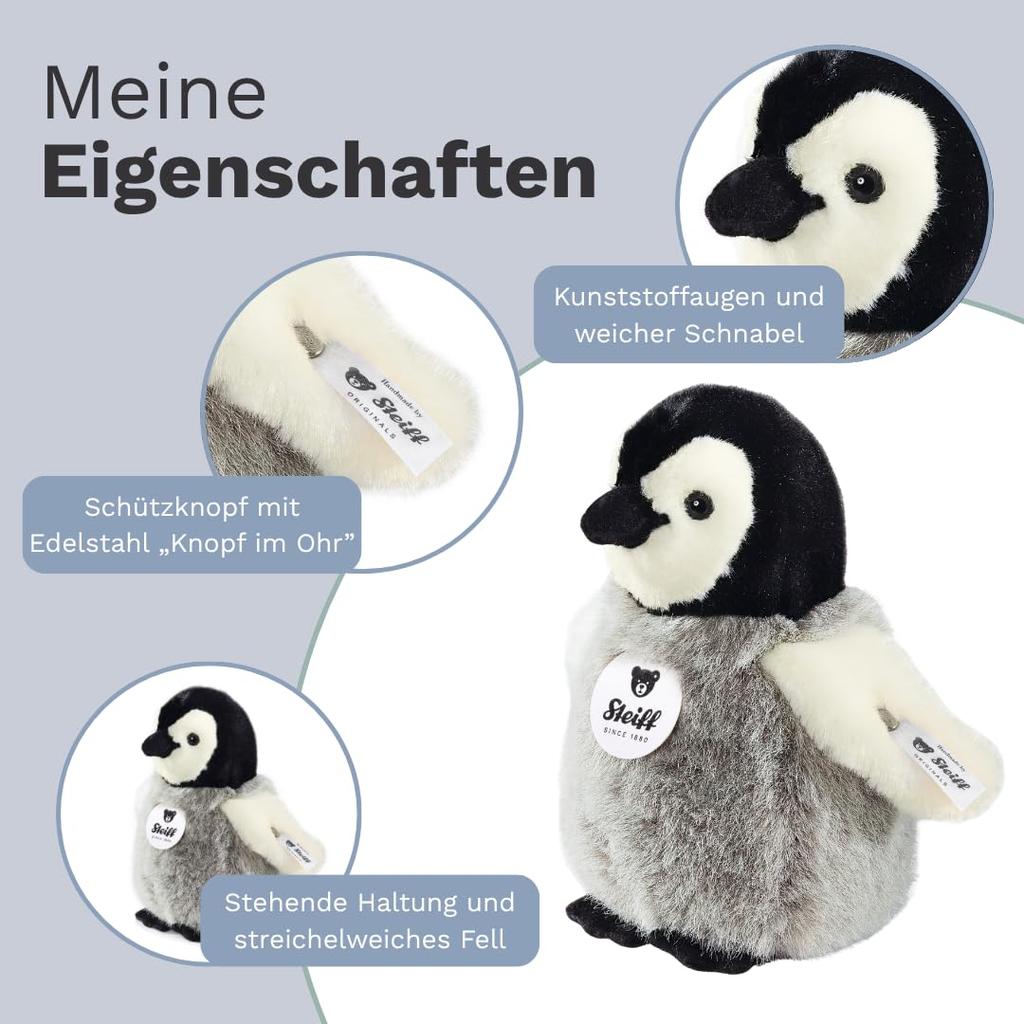 Steiff Baby Penguin Flaps 16cm 057144