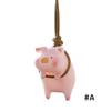 Cute Pig Car Accessorie Swing Pig Car Pendant Auto Rearview Mirror Pendants Birthday Gift Auto Decoraction Ornaments Coche