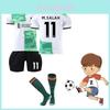 Official Paris Manchester Liverpool Real Madrid Barcelona Home Football Kit Adult Kids Set
