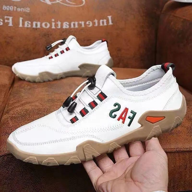 

Новые повседневные кожаные туфли мужские туфли кожаные туфли на шнуровке уличные мягкие удобные мужские повседневные туфли 44