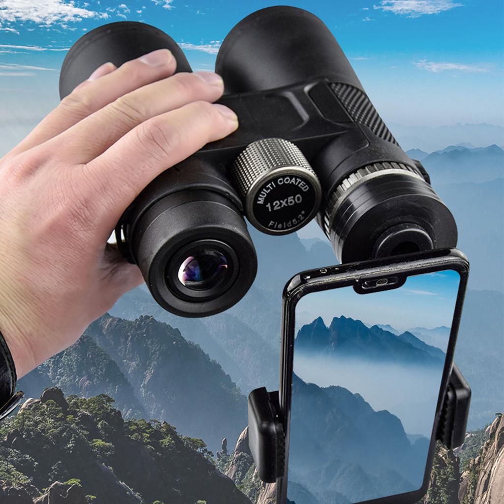 12x50 Binocular, Outdoor Binoculars, Powerful 12x Magnification, 50mm Large Aperture for Long Distance Viewing