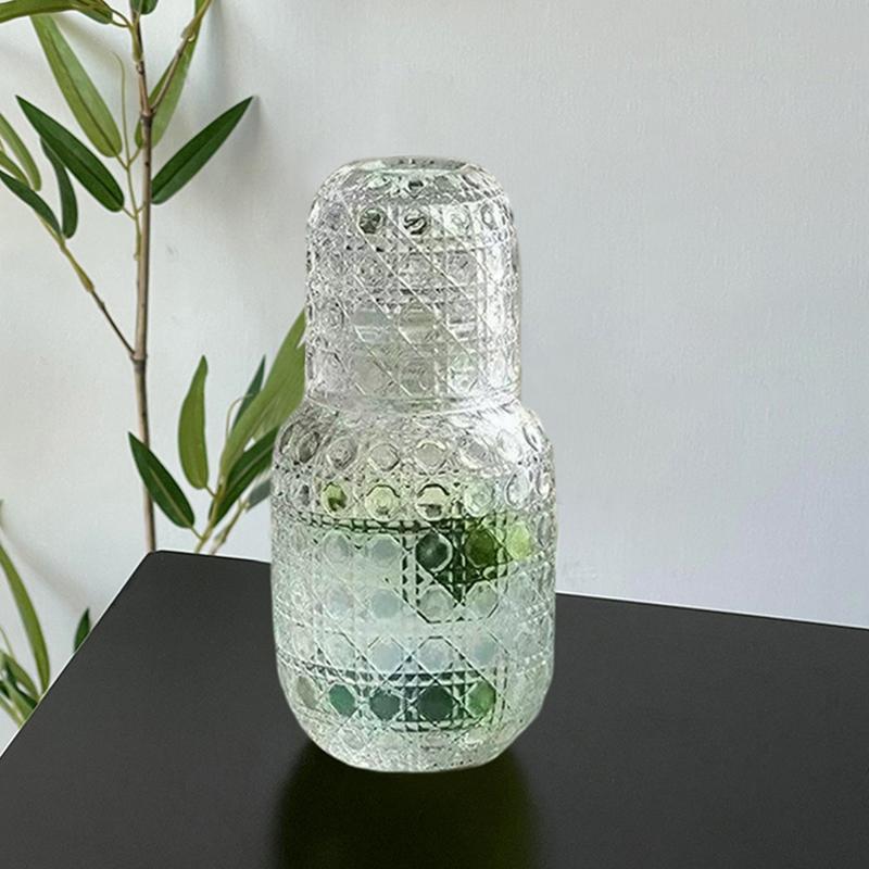 Transparent Cold Glass Cup Juice Milk Drinkware Cocktail Drinking Cup Transparent Water Bottle Coffee Mug Home Accessories