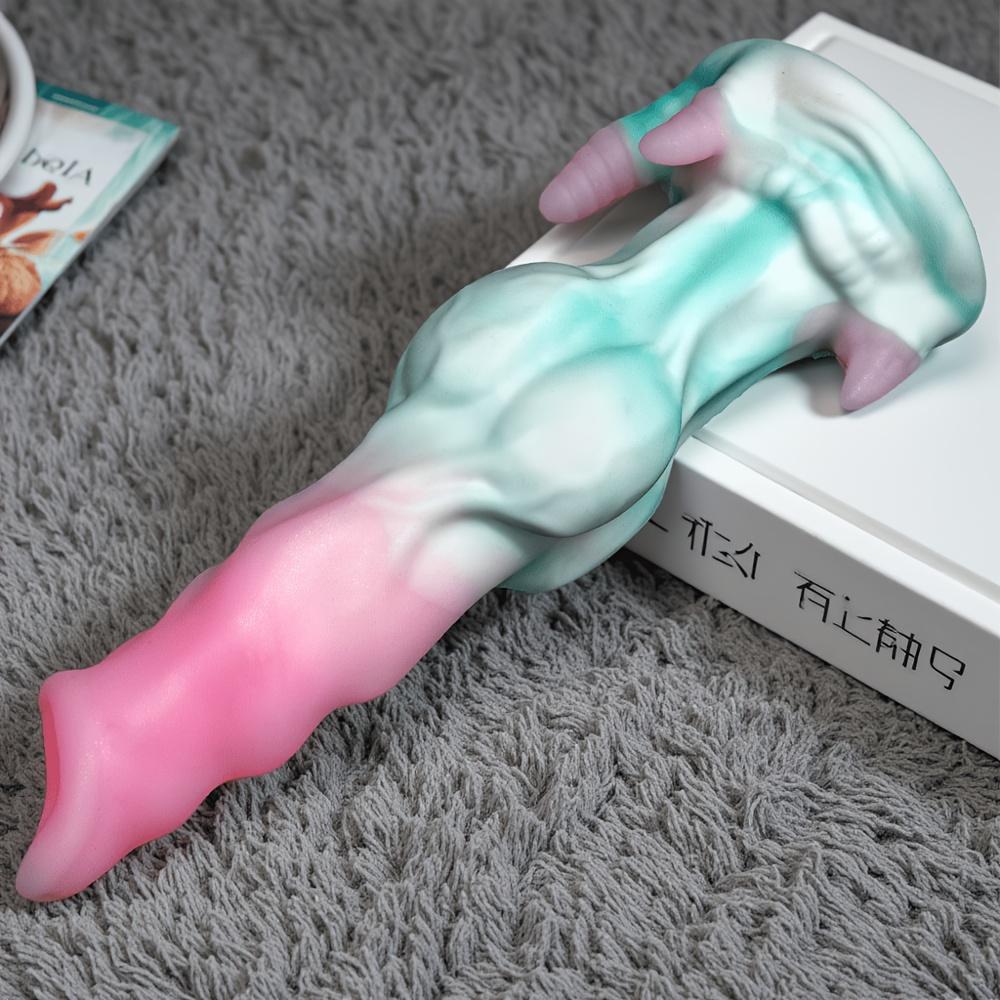 Alien Monster Anal Plug – Liquid Silicone Dual-Use Plug for Vagina & Anus, Strong Suction Cup, Flexible & Bodysafe, Unisex Adult Toy
