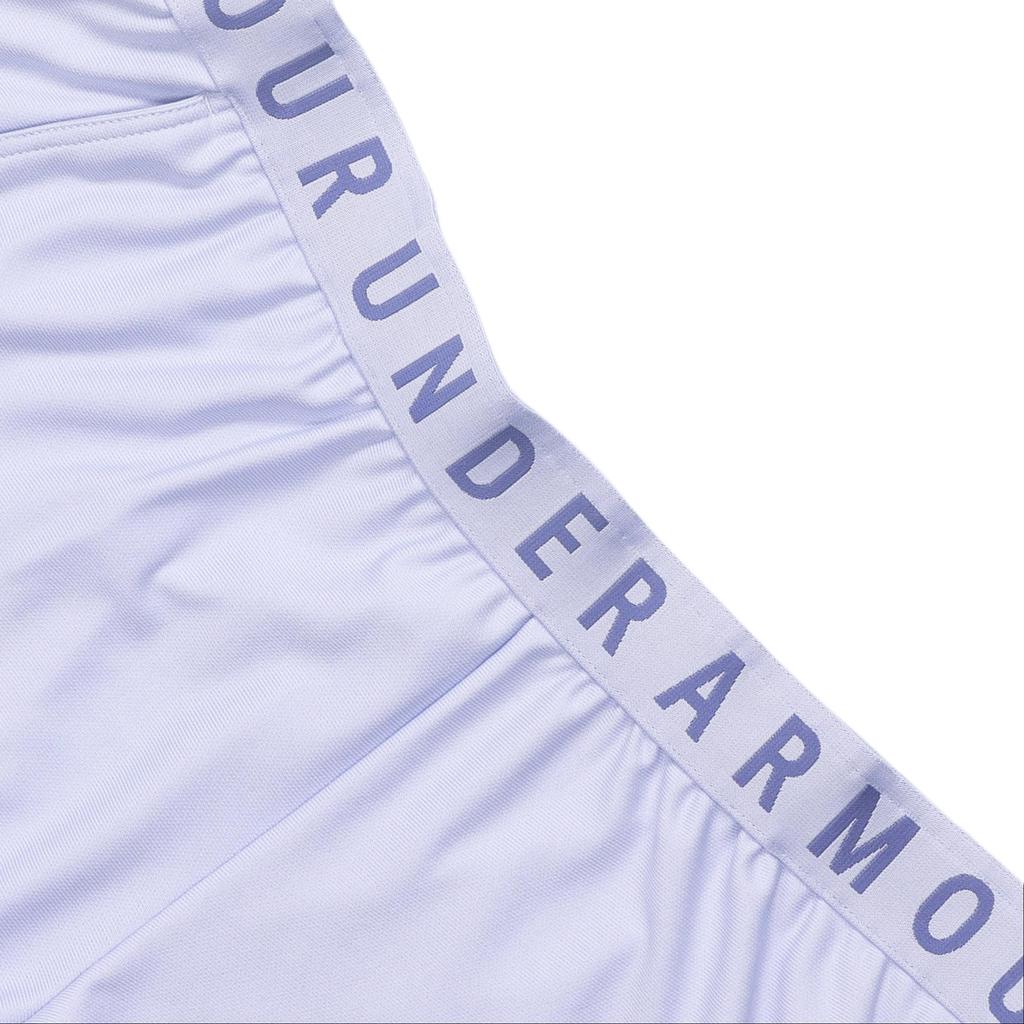 Under Armour Play Up Shorts 3.0 Waist Design Training Mid-Rise Casual Shorts Women shorts Purple 1344552-539