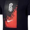 Nike Kyrie Irving Graphic Sports Crew Neck T-Shirt Men Tops Black CK9438-010