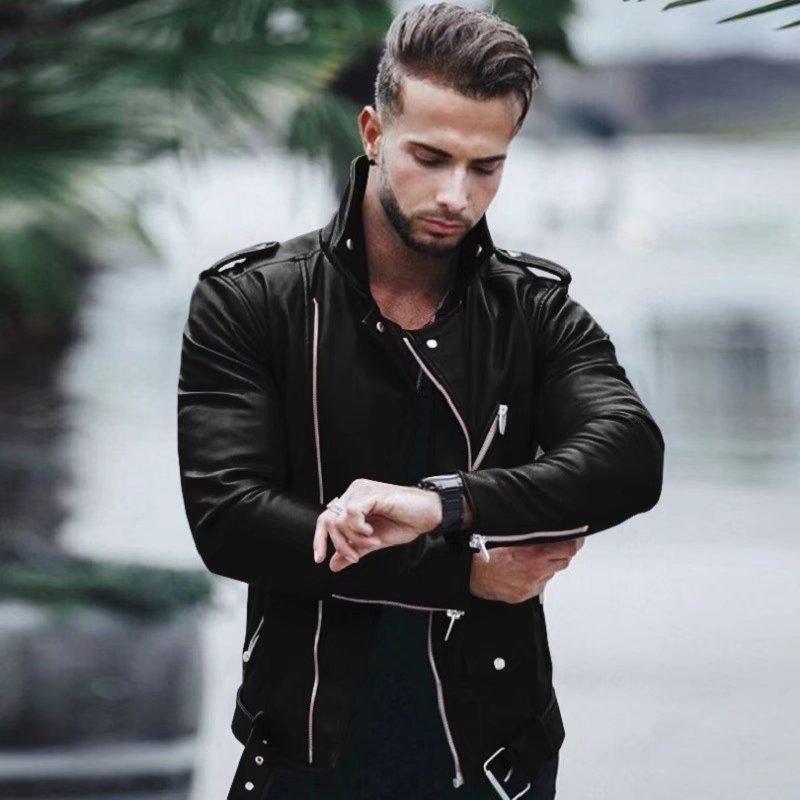 badass leather jacket mens