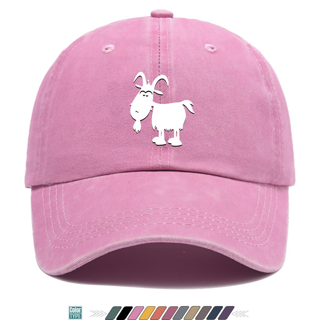 Simple Style Goat Print Truck Hat Is Comfortable, Breathable, Fashionable and Beautiful