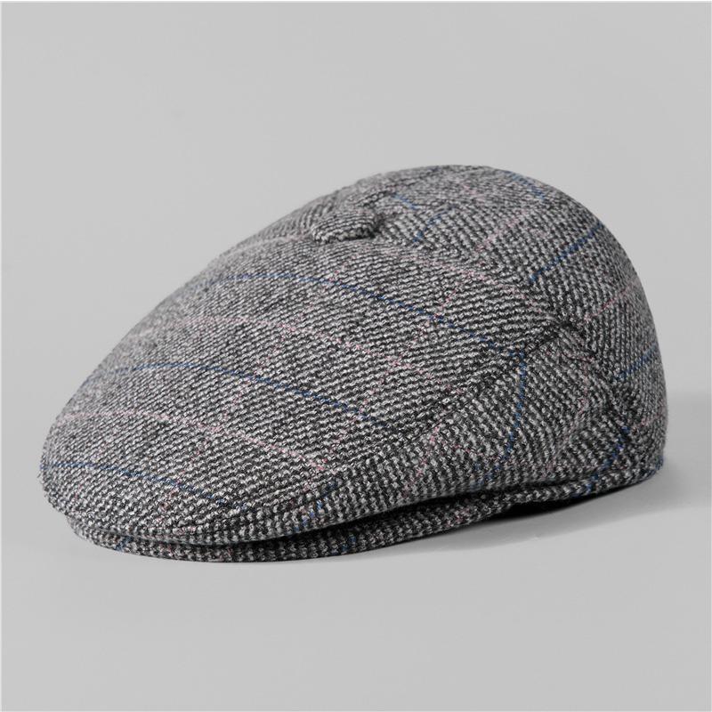 Hat Men's Winter Cap Grandpa Fleece Ear Protector Hat Old Winter Cotton Hat