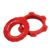 CANSUCC Bike Hub Disc Brake Center Lock Adapter Aluminum Alloy Center Lock Disc to 6 Pin Disc Adapter Red