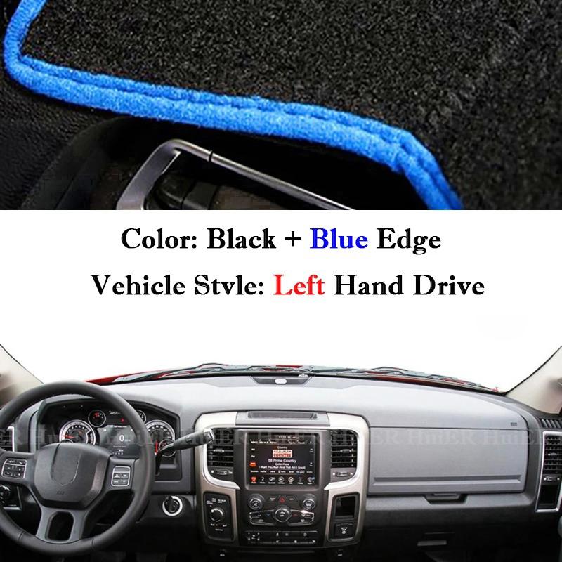 For Dodge Ram 1500 2500 3500 2010-2018 Car Dashboard Cover Dashmat Dash Board Sun Shade Anti-UV Pad Carpet Interior Accessories