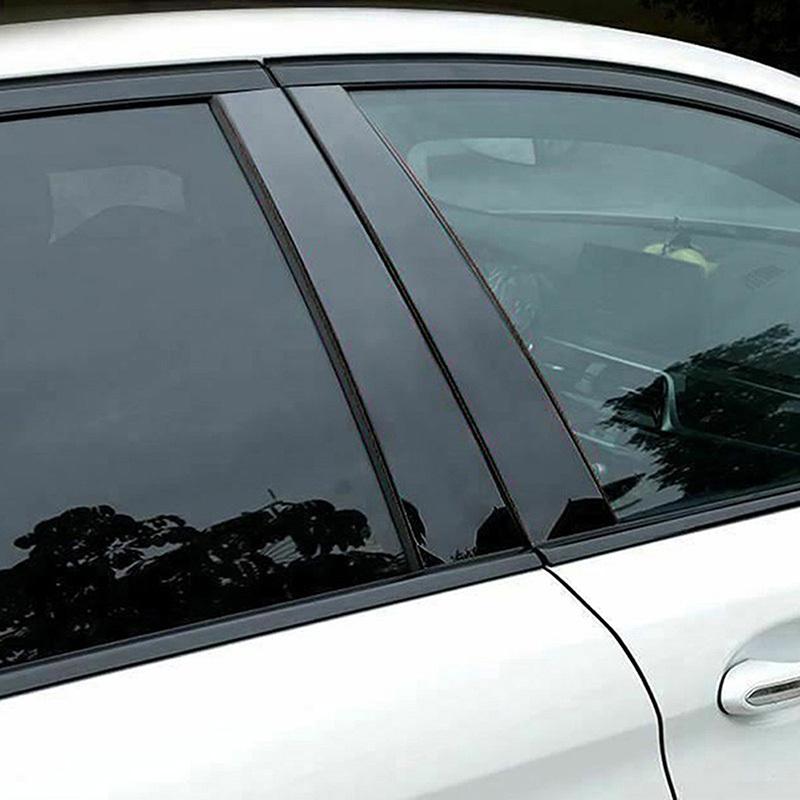 Passend für Nissan Murano 2015 2016 2017 2018 2019-2024 Glänzend Schwarz Türfenster Säulenverkleidung Abdeckung Aufkleber Außenaufkleber