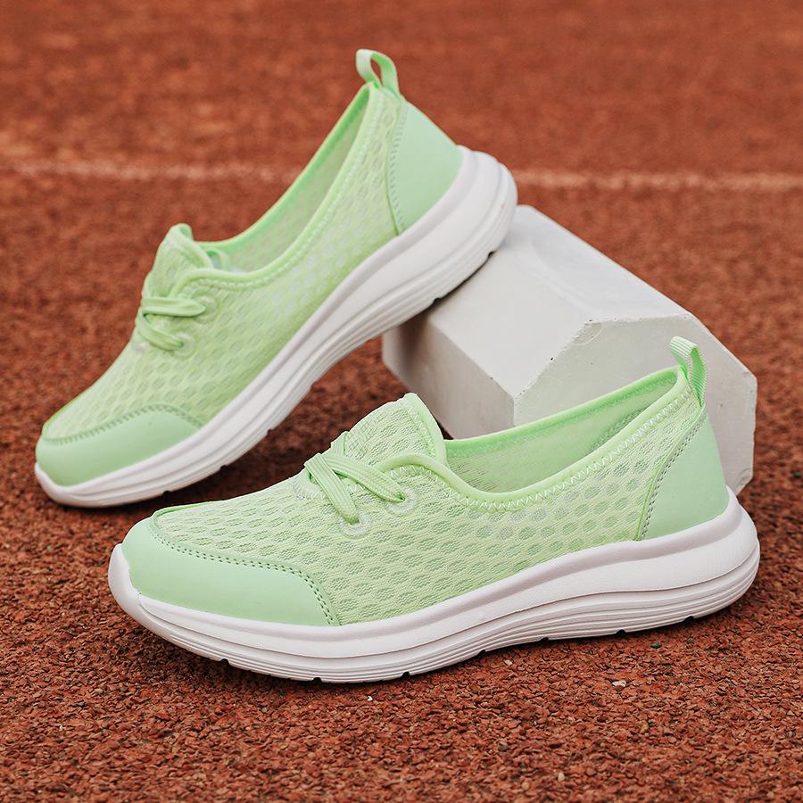 Set Feet Lazy Shoes One Pedal Four Seasons Casual Women's Shoes New Mother Shoes Low-top Flat-soled Walking Shoes