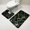 Plush Water-Absorbent U-Shaped Non-Slip Bathroom Mat