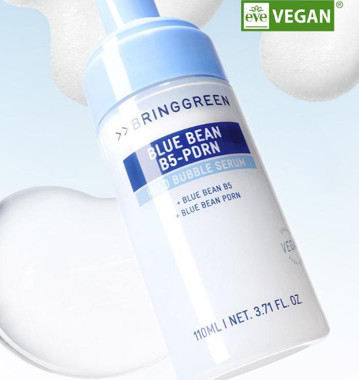 BRING GREEN Blue Bean B5-PDRN Mild Bubble Serum for Hydrating Pore Care 110ml 1 ea