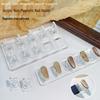 Transparent Chess Piece Acrylic Nail Art Practice Stand (Magnetic-Free)