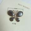 Elegant Butterfly Brooch - Luxury Alloy Pin for Suit Jackets