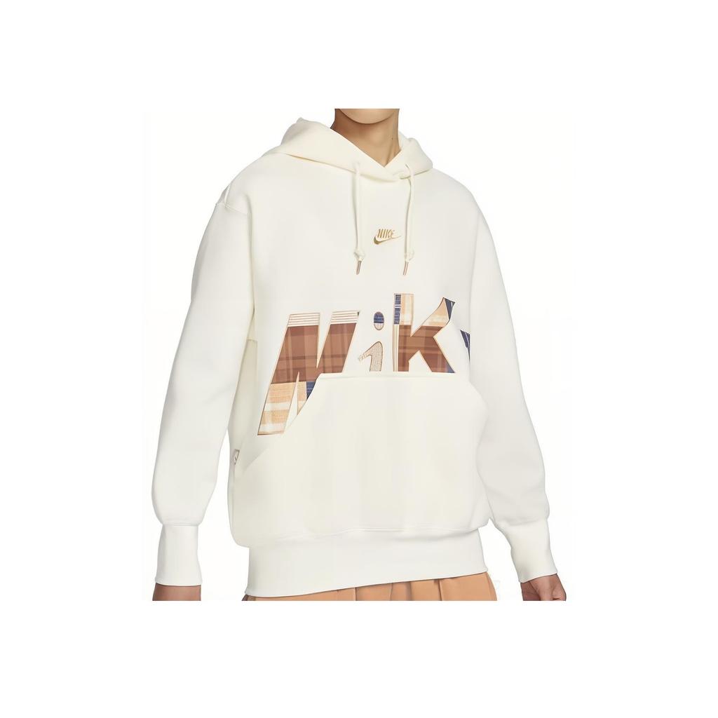 Nike Pullover Hoodie With Letter Print Women Tops White FV3977-133