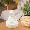 Virgin Mary Statue Rosary Holder Our Lady Rosary Bowl Resin Figurine Sculpture Home Office Bookshelf Desktop Decoration Ornament
