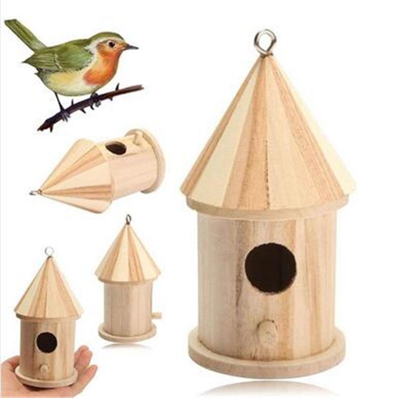 Birdhouse Wooden Bird House Garden Nest Hanging Home Feeder Outdoor Decor YD Birdhouse Wooden Bird House Garden Nest Hanging Home Feeder Outdoor Decor YD