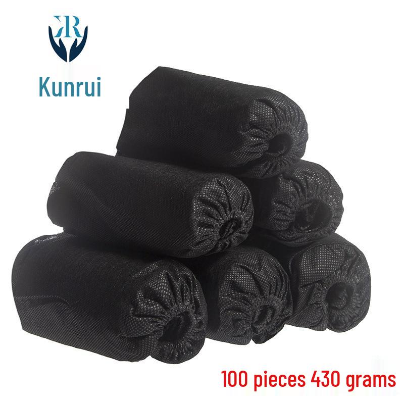 Extra Thick, Wear-Resistant, Anti-Slip Non-Woven Shoe Covers for Home, Students & Adults