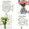 4/2Pcs Spiral Stem Holder for Flowers - Clear Floral Frog Arranger for DIY Bouquet, Vase Display, Flower Arrangement Supplies