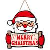 Home Wall Decoration Christmas Wall Decoration Wall Hanging Cartoon Snowman Children's Room Atmosphere Door Hanging Sign Hanging