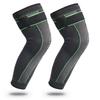 OLIKEI Bandage Compression Knee Sleeve Full Leg Knee Pads Elastic Knee Brace Sports Warm Long Knee Support for Basketball Running Fitness