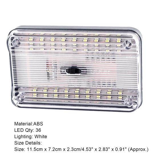 Stropní svítidlo Nízká 36 LED spotřeba energie Vnitřní ABS střešní svítidlo