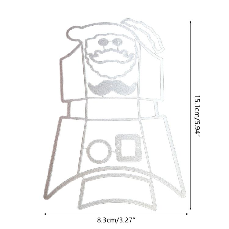 Christmas Box Cutting Dies Embossing Template Stencil Scrapbooking for Card Cuts