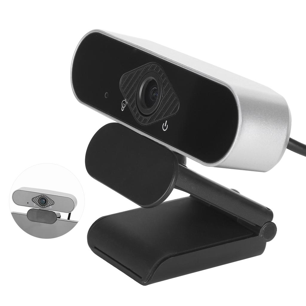 HD Webcam BuiltIn Microphone Camera 1080P USB Widescreen Video Work Home Computer Supplies