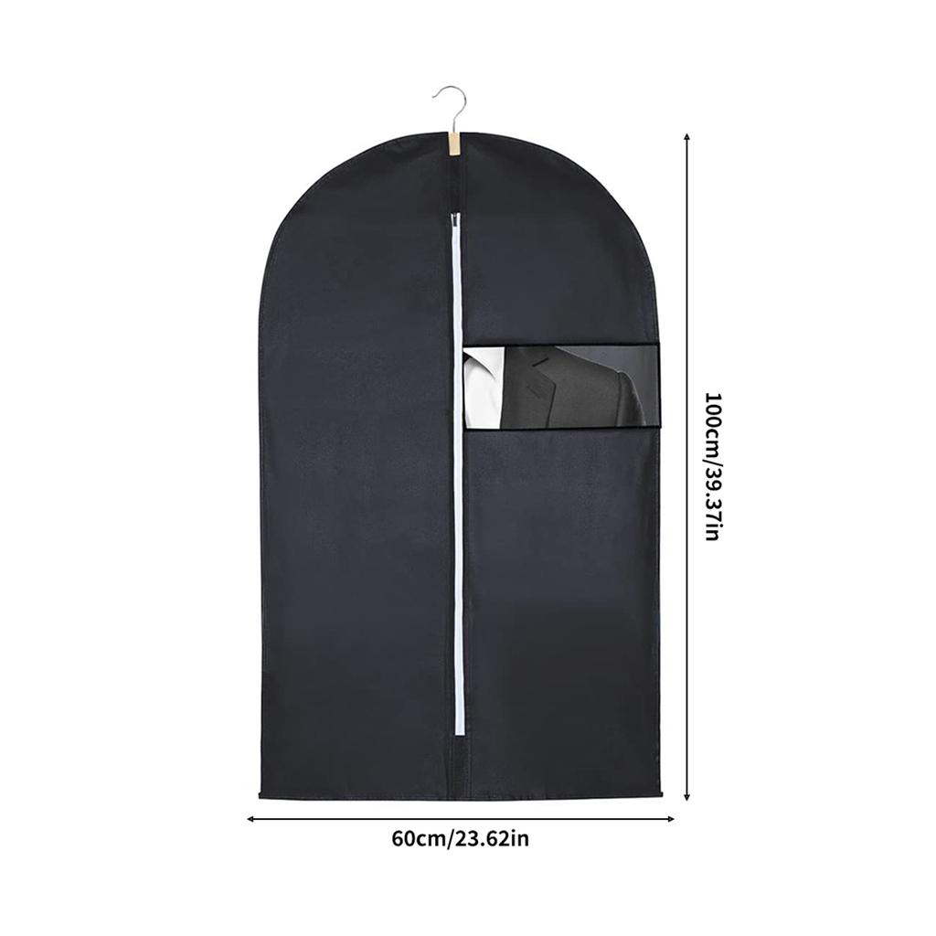 Dustproof Clothing Covers Clothes Dust Cover Coat Suit Dress Protector Hanging Garment Bags Closet Organizer With Zipper