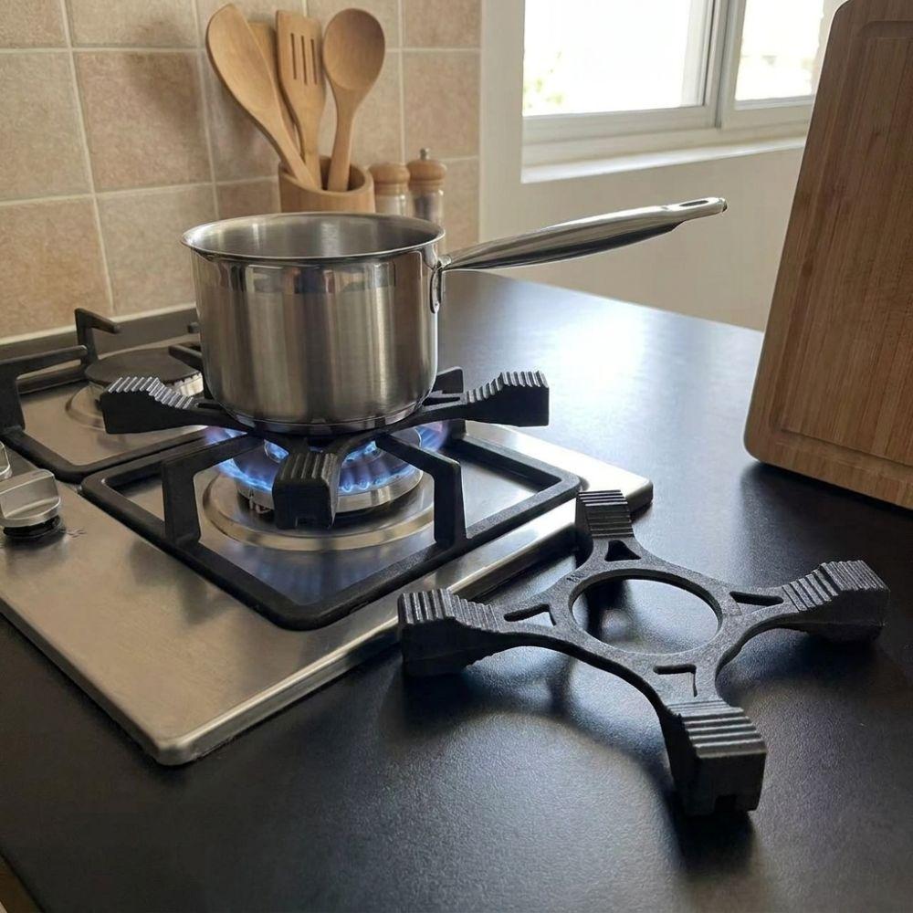 Anti-skid Gas Stove Stand 4 Claws Anti-corrosive Cast Iron Gas Stove Bracket Rust Proof Stable Wok Support Ring Kitchen Use