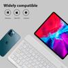 Bluetooth Wireless Keyboard with Mouse Portable Mini Rechargeable Keyboard for iPad Tablet Android iOS Windows Laptop