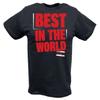 CM Punk Best In The World Logo Unisexs Black Tshirt