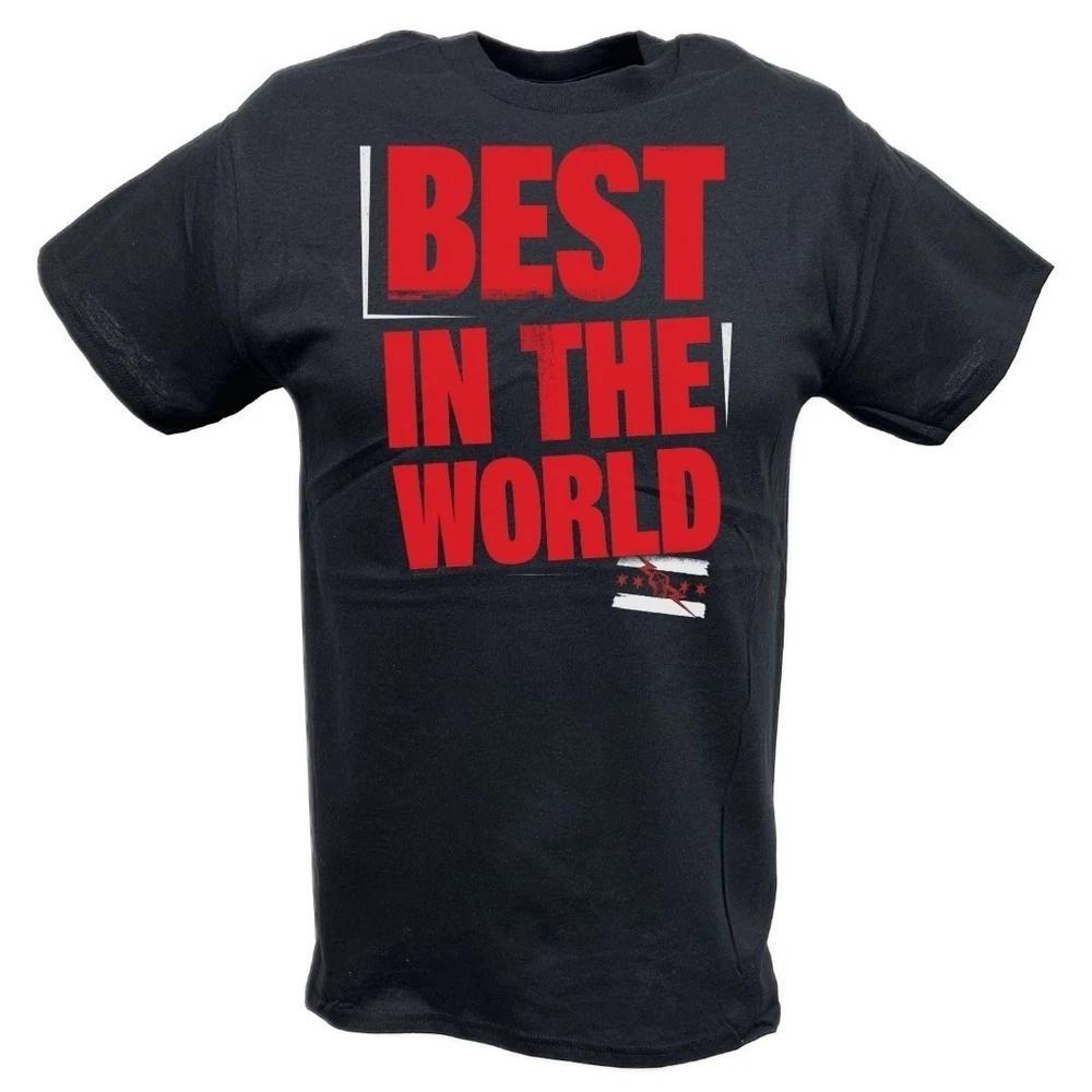 CM Punk Best In The World Logo Unisexs Black Tshirt S