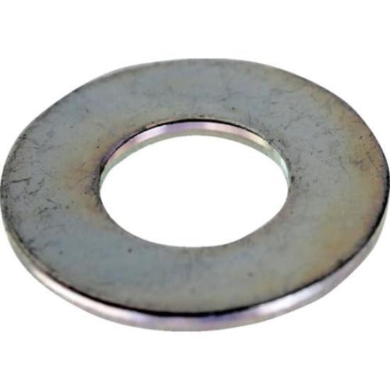 TRUSCO Flat Trivalent M3 3700 Hexagonal Pack Washers, White, (JIS), Pieces,