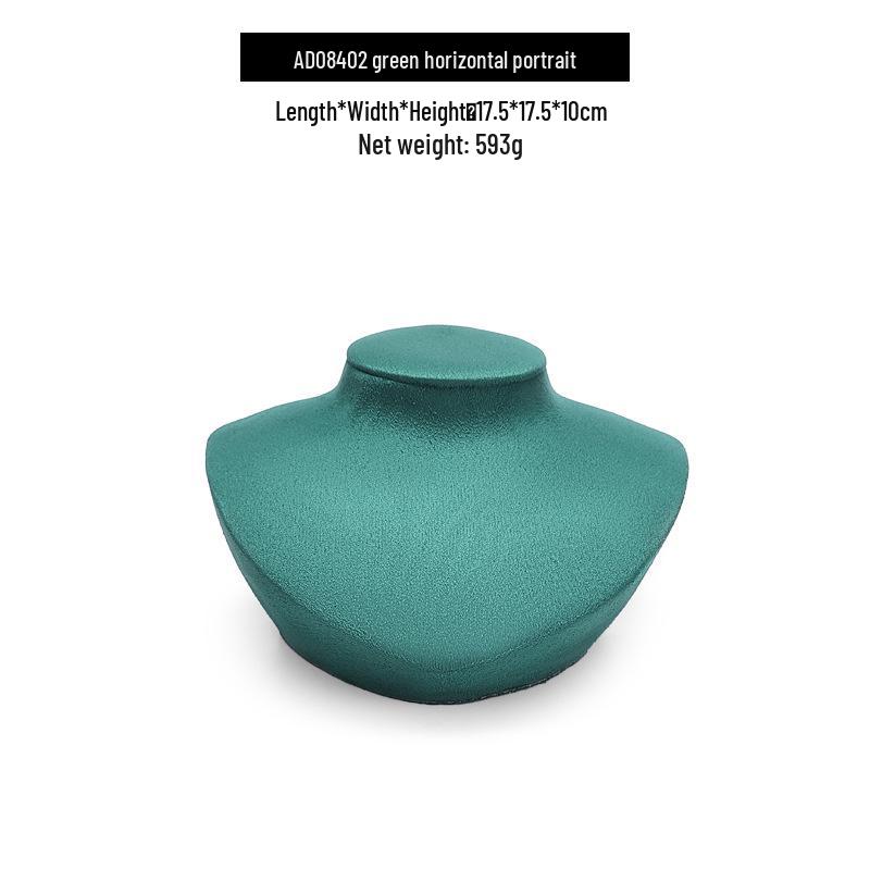 

Бархатная подставка-манекен для ожерелий для демонстрации ювелирных изделий