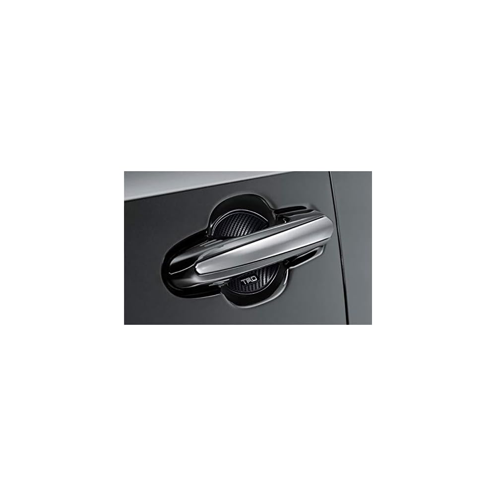 TRD Door Handle Protector, Black, 2-Piece Set, for RAV4 MXAA52 MXAA54 AXAH52 AXAH54 (19/4~)