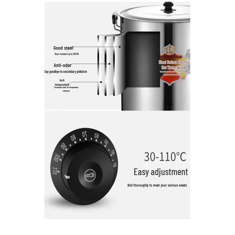 Komerční elektrický nerezový dávkovač horké vody