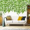 12PCS 2M Artificial Ivy Vine Plants Leaf Garland Decor Wall Hanging Silk Leaves Vines Creeper for Home Garden Wedding Decoration