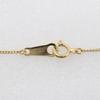 Necklace K18 Yellow Gold/diamond 2.5g Women Used