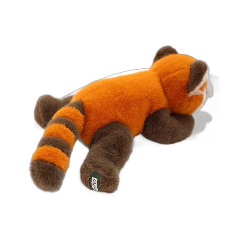 Kleine Waschbär-Plüschtierpuppe, süße rote Pandapuppe