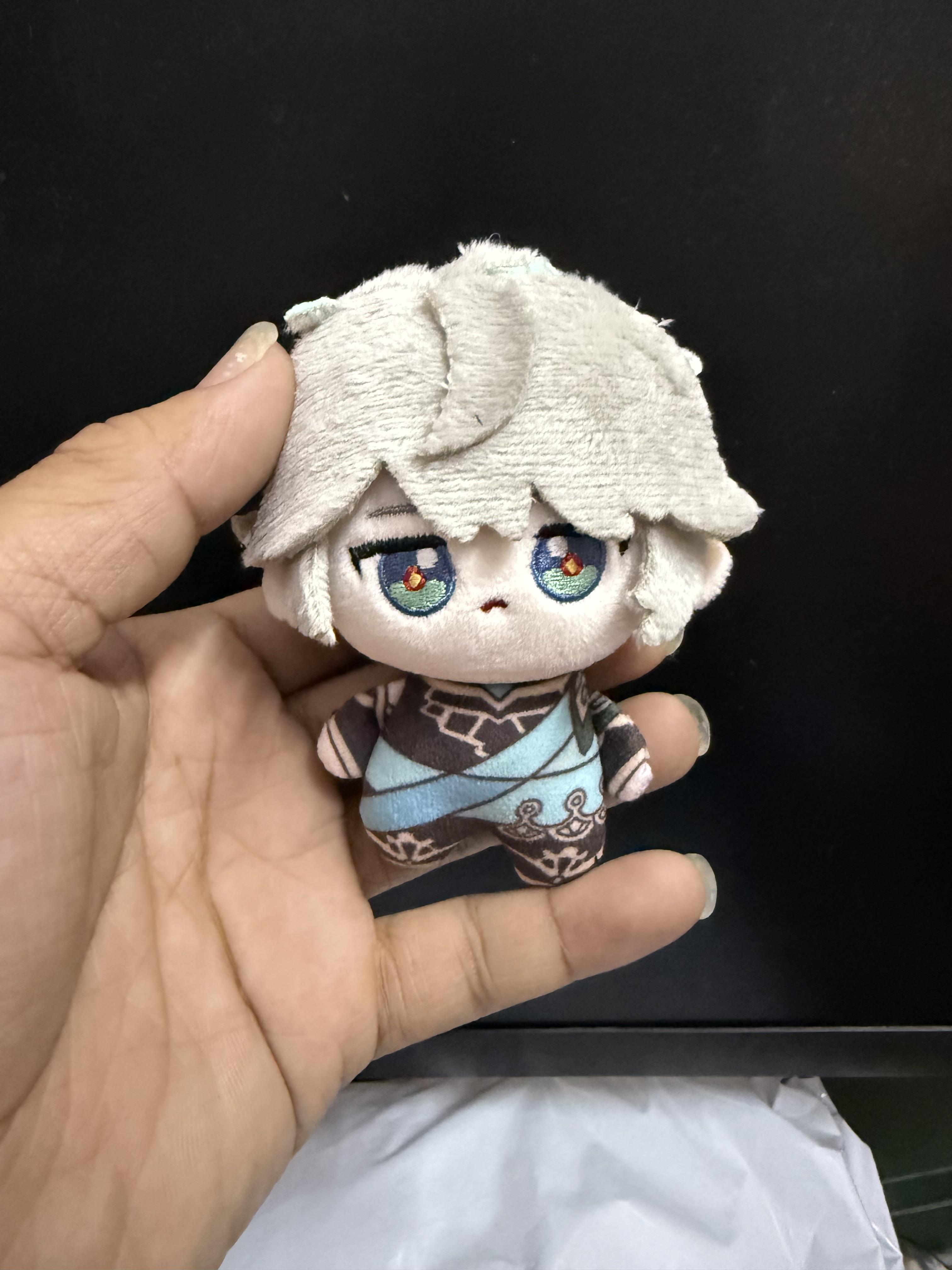 Anime Spiel Genshin Impact Alhaitham Cosplay 10cm Mini Seestern Körper Plüschtier Anhänger Schlüsselanhänger Stofftiere Niedliches Fan-Geschenk