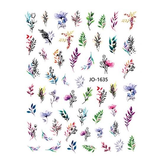 Nail Art Sticker Eye-catching Strong Stickiness Paper Colorful Fingernail Sticker DIY Nail Art