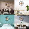 Fancy Metal Wall Clock for Home Decor – Stylish Living Room & Bedroom Watch, Designer Wallclock, Big Size Hanging Watch