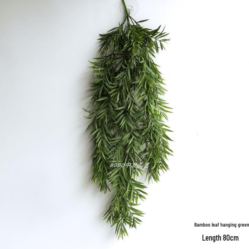 Artificial Spider Plant & Fern Hanging Decor - Trailing Green Vines for Wall & Ceiling