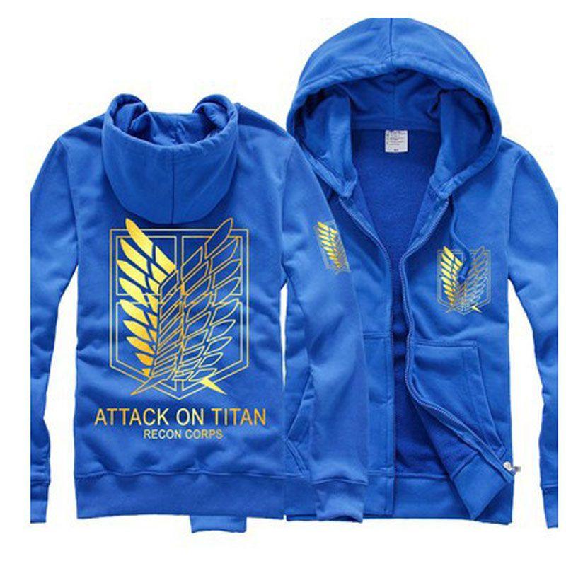 Premium Quality Anime Attack On Titan Men's Fit Hoodie Coat Perfect For Any Occasion